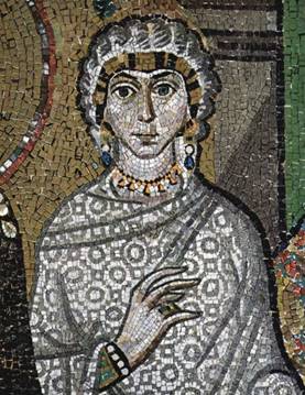 A Lady in Waiting ca. 548       Basilica of San Vitale Ravenna 